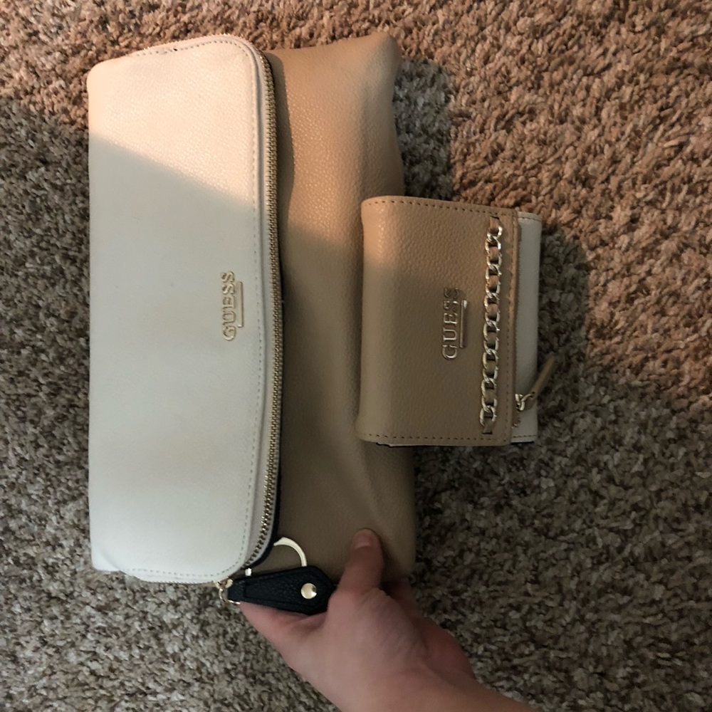 Guess crossbody and wallet